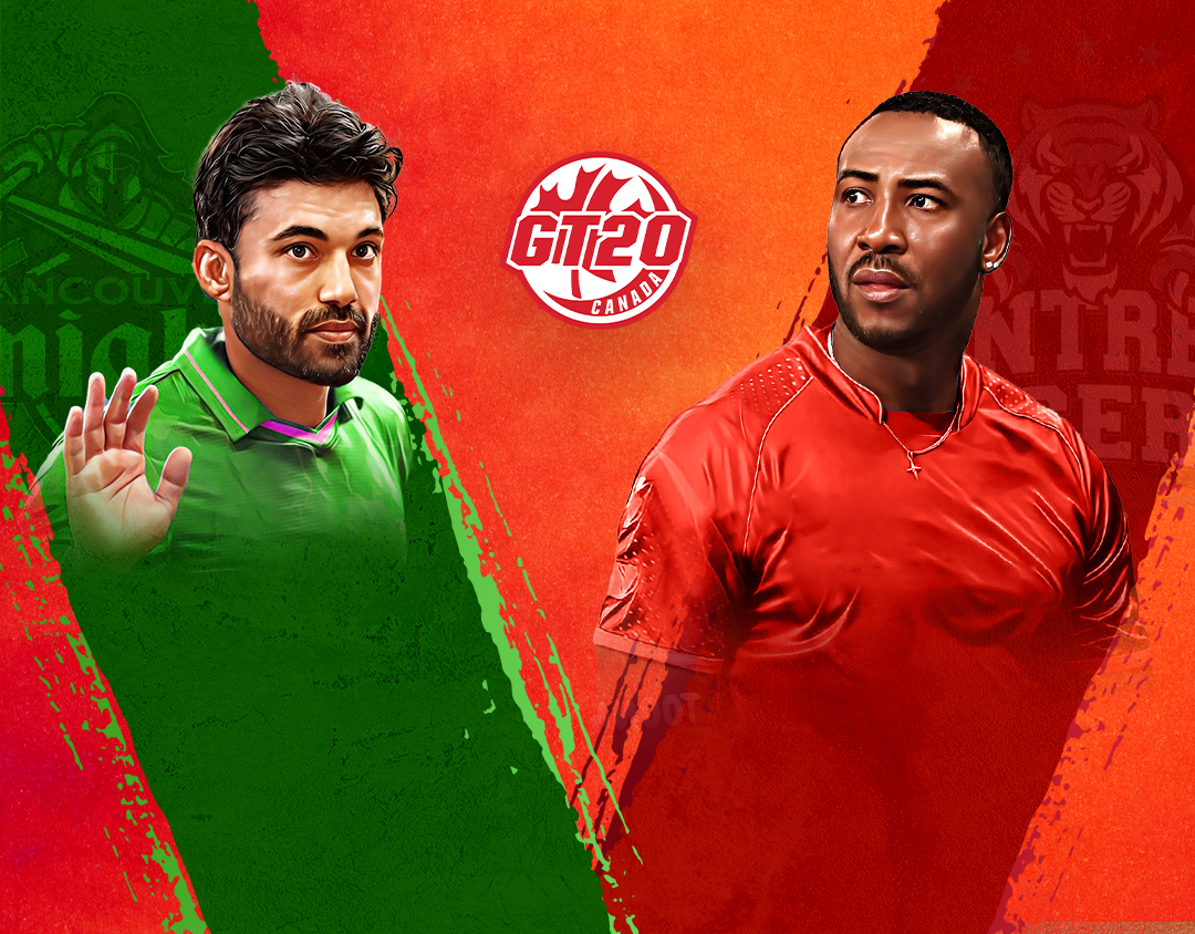 Qualifier 2 of global t20 canada, 2023: vancouver knights vs montreal tigers banner