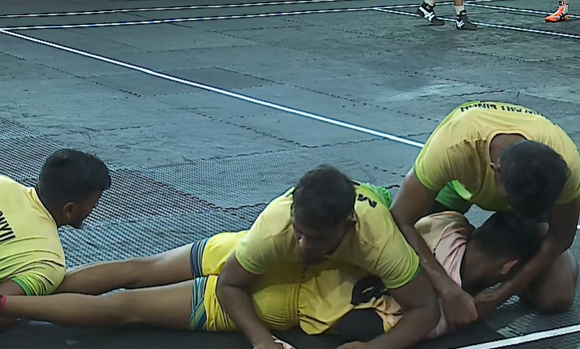 Ajay Muthaiya's heroic tackles against Sindh Sonics