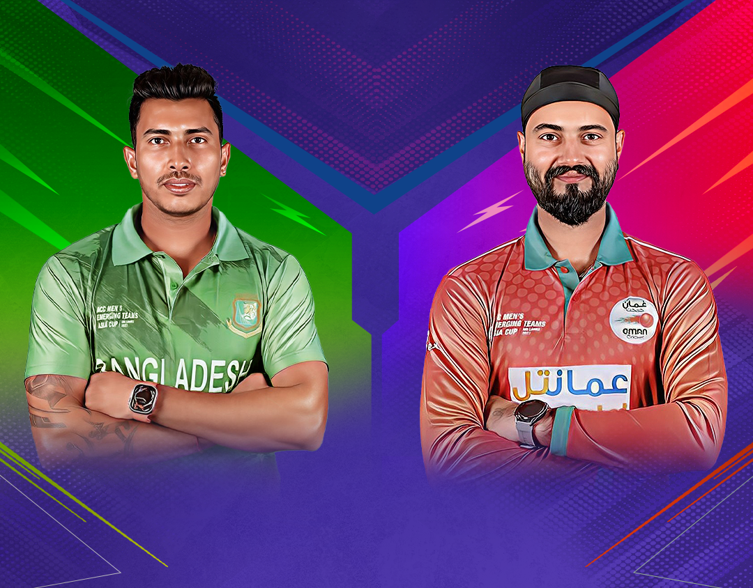 Match 5 of acc emerging teams asia cup, 2023: bangladesh a vs oman a banner