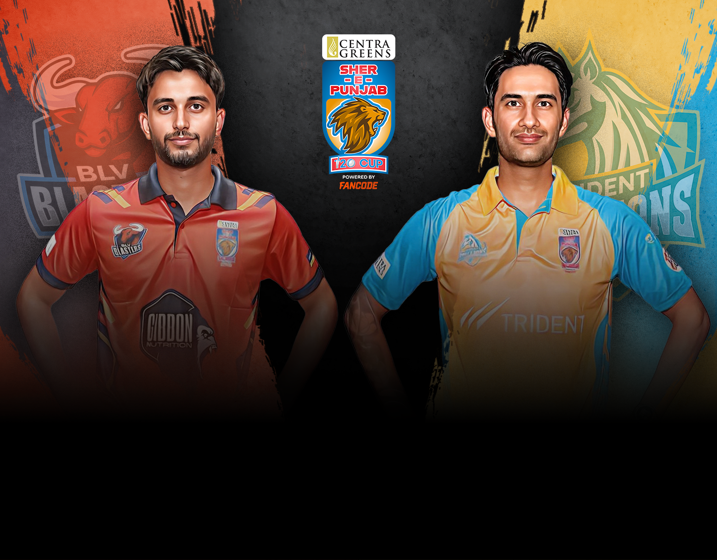 1st semi-final of sher e punjab t20 cup: blv blasters vs trident stallions banner