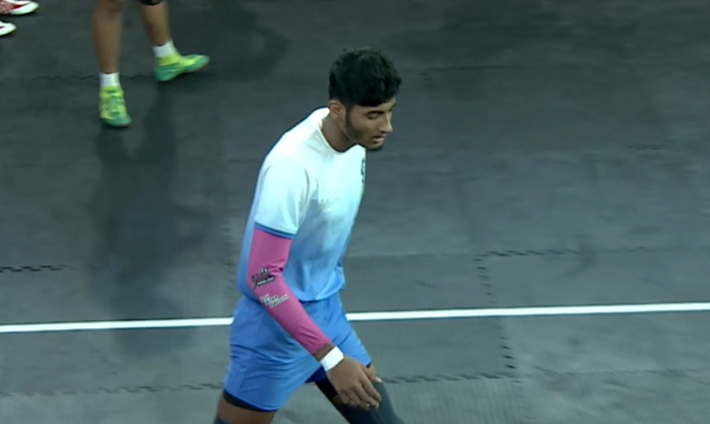 Gagan Gowda puts Chola Veerans on the backfoot