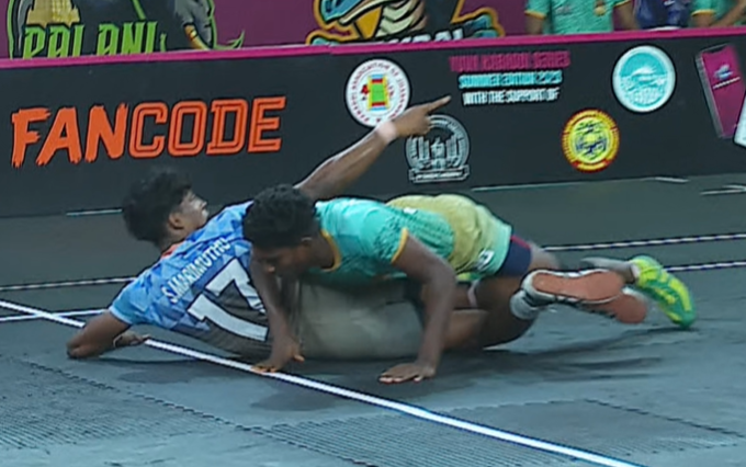 Marimuthu Selvam's kamaal raid of the match