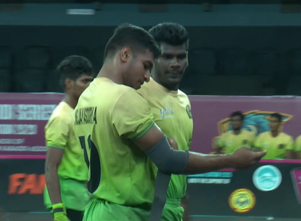 Jayasoorya Nagarajan's fiery raids against Periyar Panthers