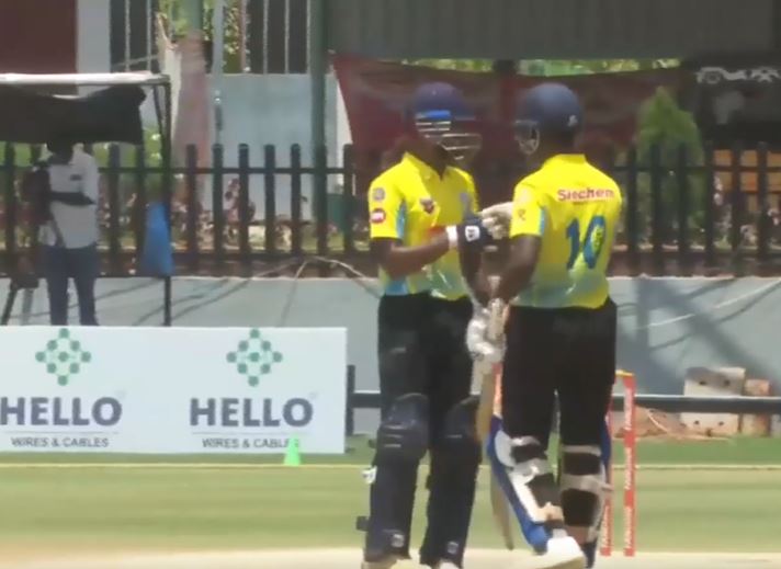 50 off 36! Parameswaran Sivaraman's combatant knock