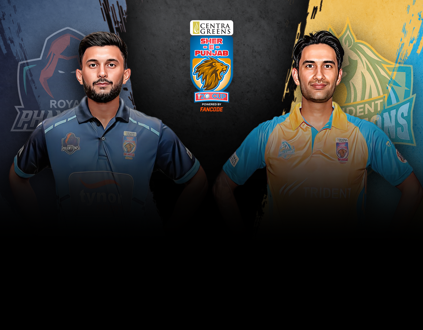 Match 10 of sher e punjab t20 cup: royal phantoms vs trident stallions banner