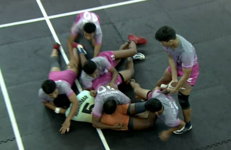 38-10! Dominant Chola Veerans thrash Kaziranga Rhinos