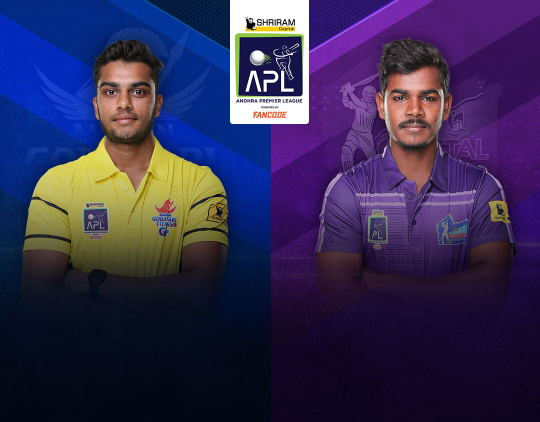 Match 12 of shriram capital apl: godavari titans vs coastal riders banner
