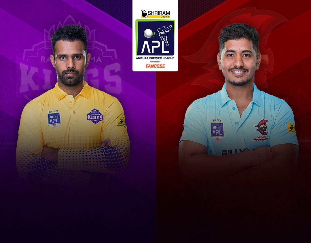 Match 11 of shriram capital apl: rayalaseema kings vs vizag warriors banner