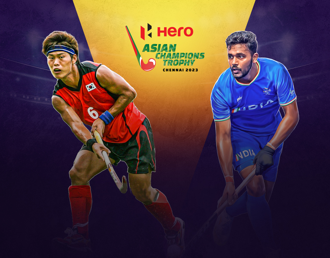 Match #12 of hero asian champions trophy 2023 banner