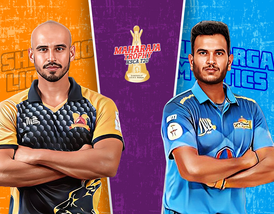 Match 17 of shriram capital maharaja trophy ksca t20: shivamogga lions vs gulbarga mystics banner
