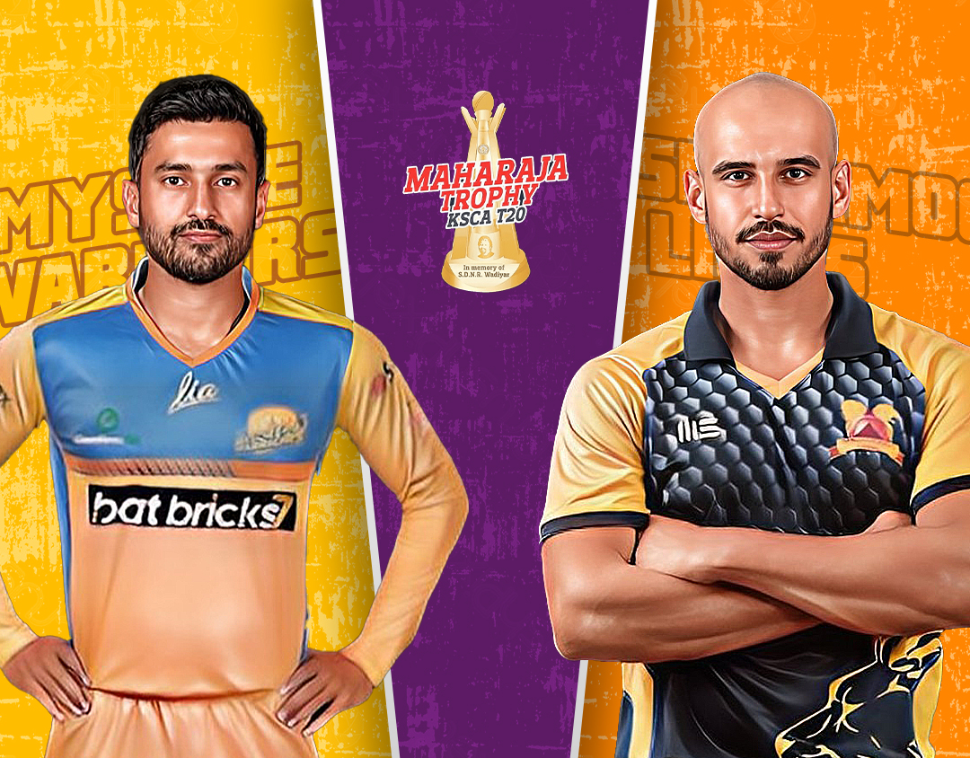 Match 20 of shriram capital maharaja trophy ksca t20: mysore warriors vs shivamogga lions banner