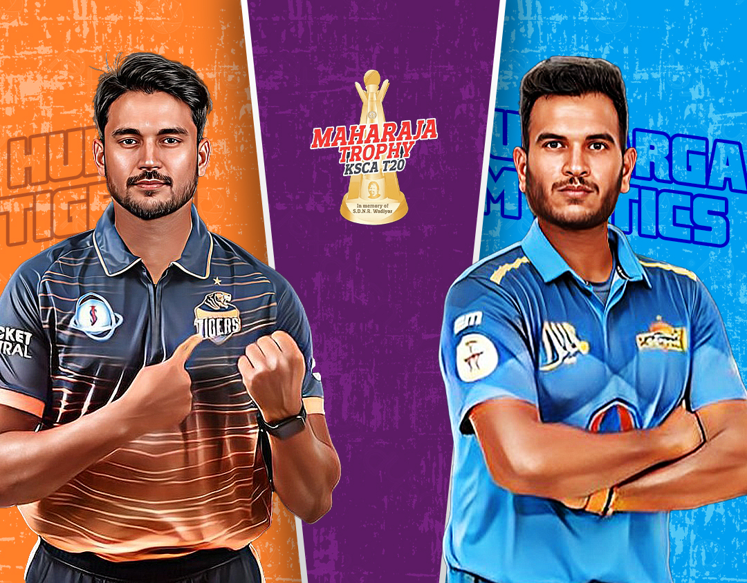 Match 21 of shriram capital maharaja trophy ksca t20: hubli tigers vs gulbarga mystics banner