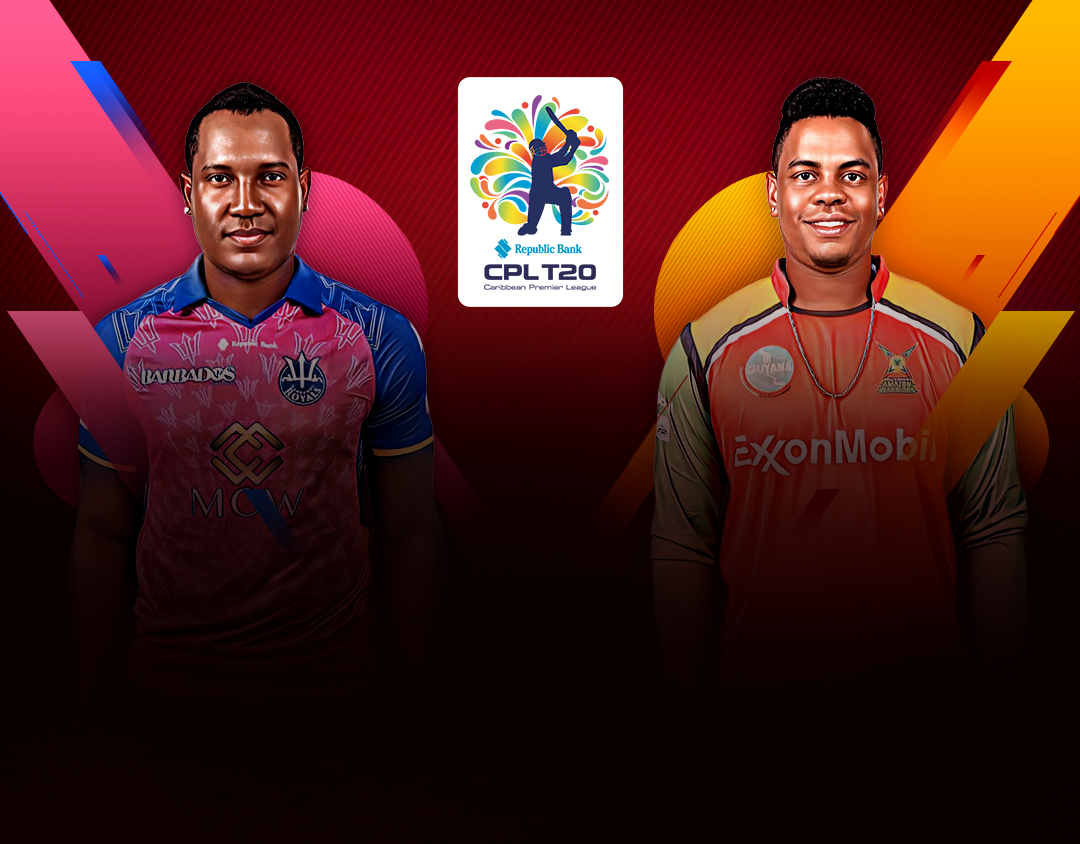 Match 23 of republic bank cpl t20: barbados royals vs guyana amazon warriors banner
