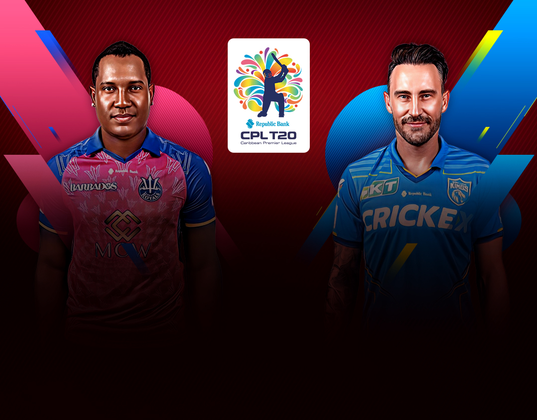 Match 16 of republic bank cpl t20: barbados royals vs saint lucia kings banner