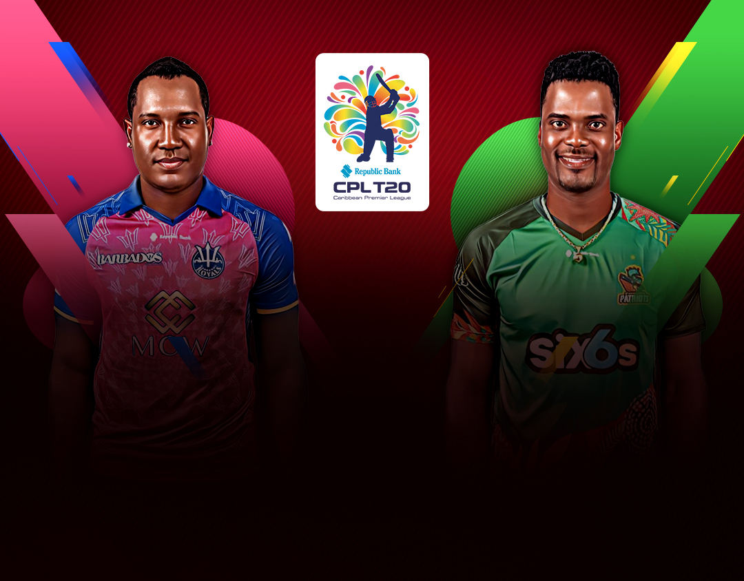 Match 18 of republic bank cpl t20: barbados royals vs st kitts and nevis patriots banner
