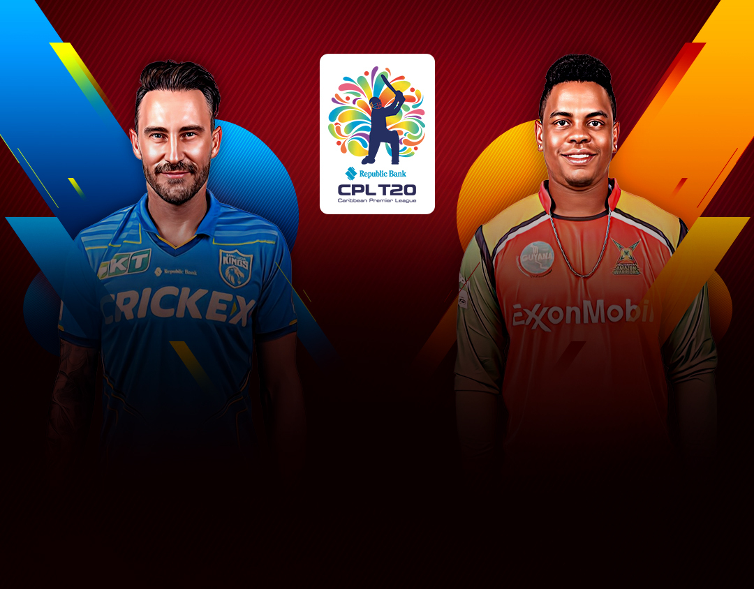 Match 4 of republic bank cpl t20: saint lucia kings vs guyana amazon warriors banner