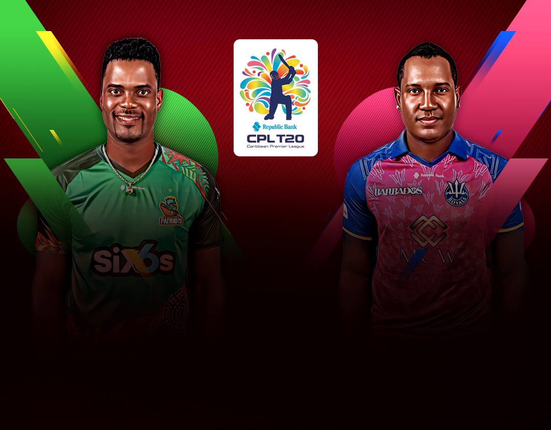 Match 10 of republic bank cpl t20: st kitts and nevis patriots vs barbados royals banner