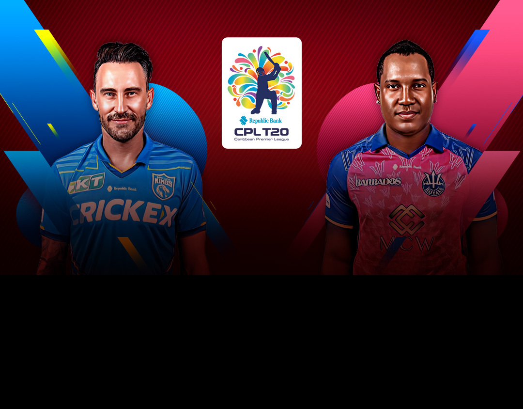 Match 2 of republic bank cpl t20: saint lucia kings vs barbados royals banner