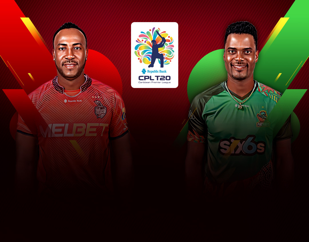 Match 3 of republic bank cpl t20: trinbago knight riders vs st kitts and nevis patriots banner