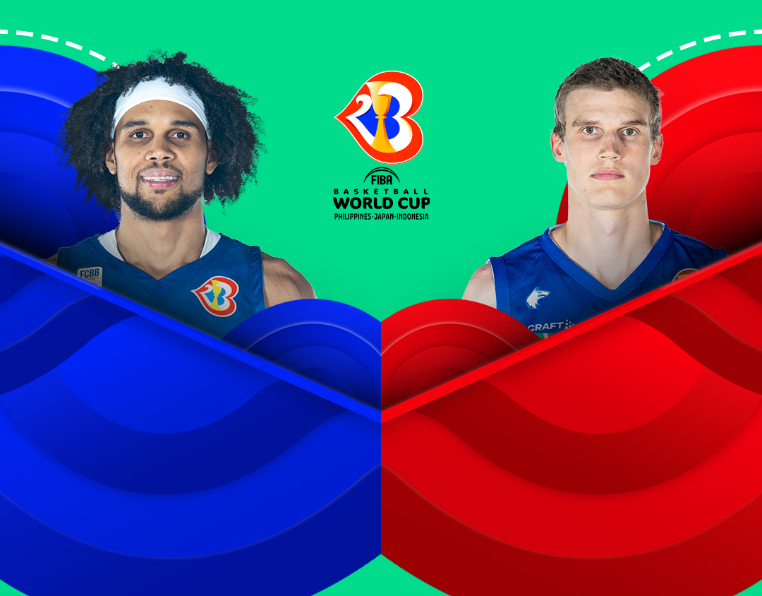 Match #50 of fiba basketball world cup 2023 banner