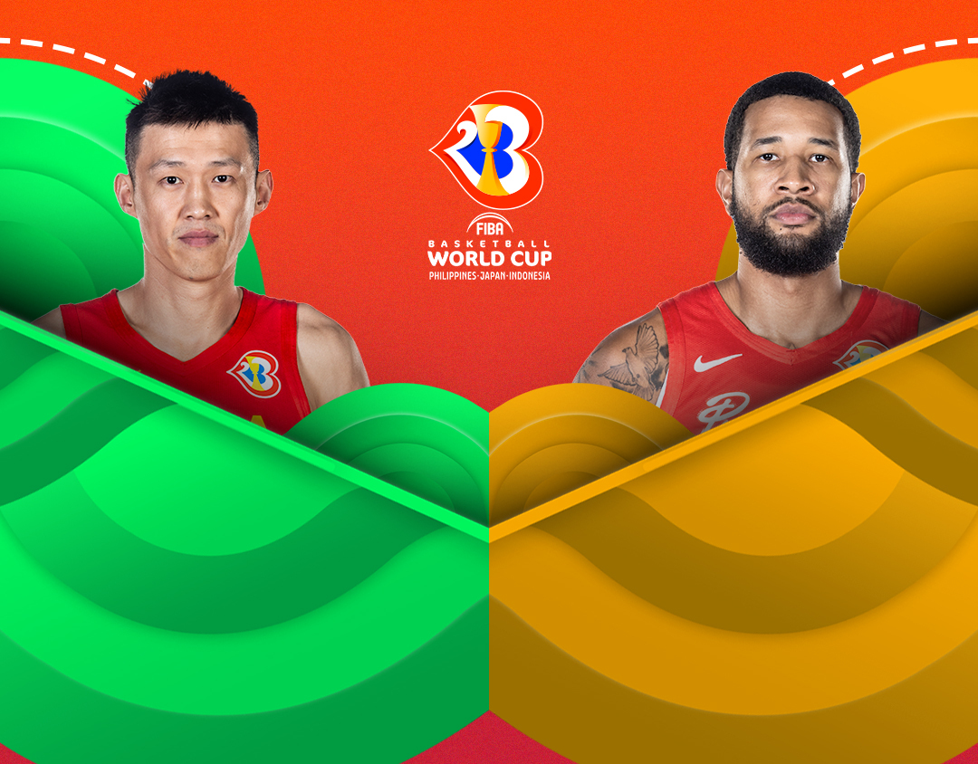 Match #46 of fiba basketball world cup 2023 banner