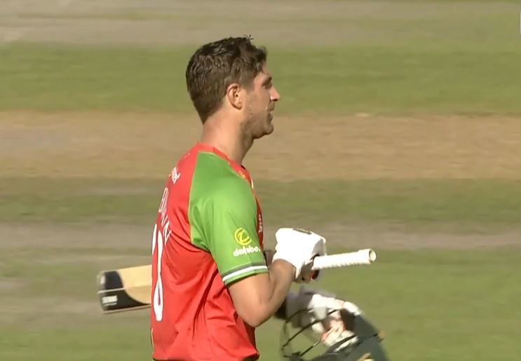 100* off 62! Colin Ackermann's quickfire ton