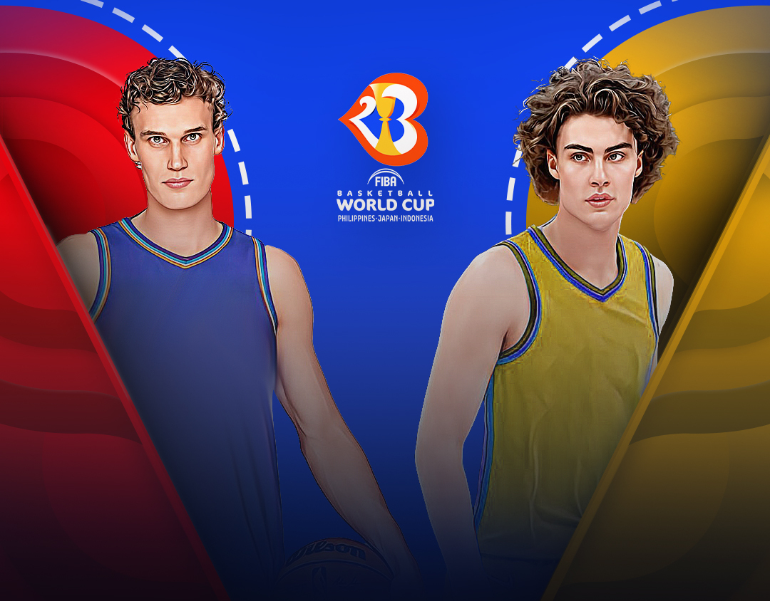 Match #2 of fiba basketball world cup 2023 banner