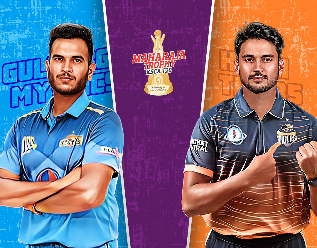 Match 4 of shriram capital maharaja trophy ksca t20: gulbarga mystics vs hubli tigers banner
