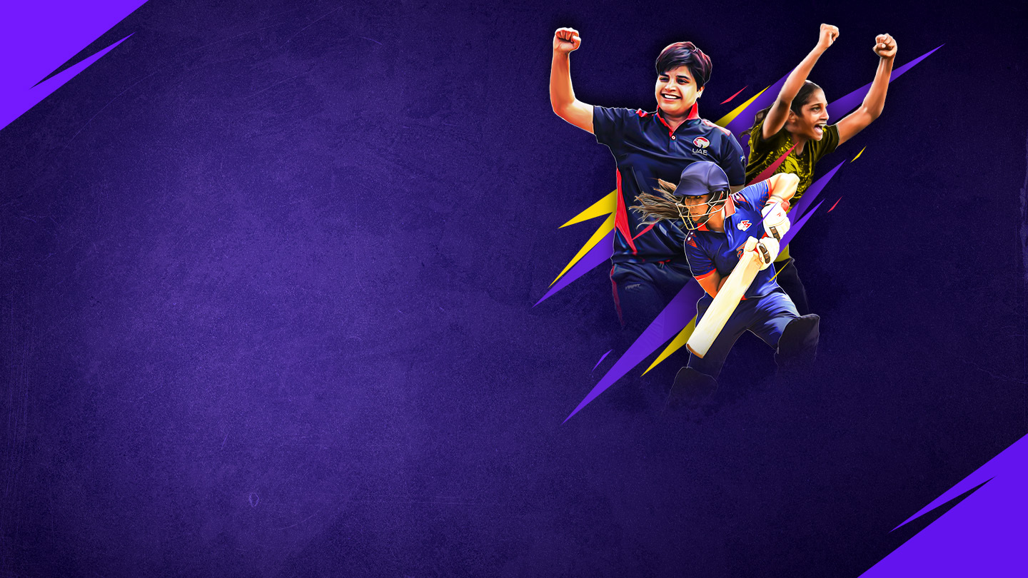 Icc women's t20 world cup asia qualifier cricket banner