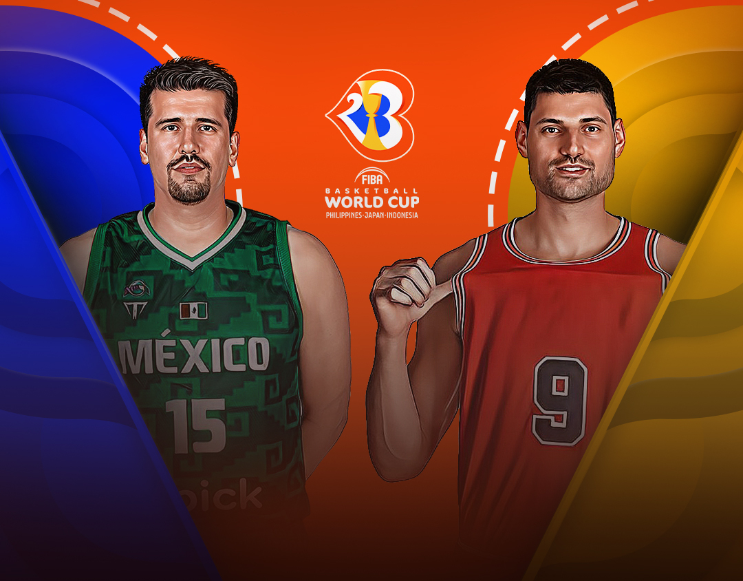 Match #3 of fiba basketball world cup 2023 banner