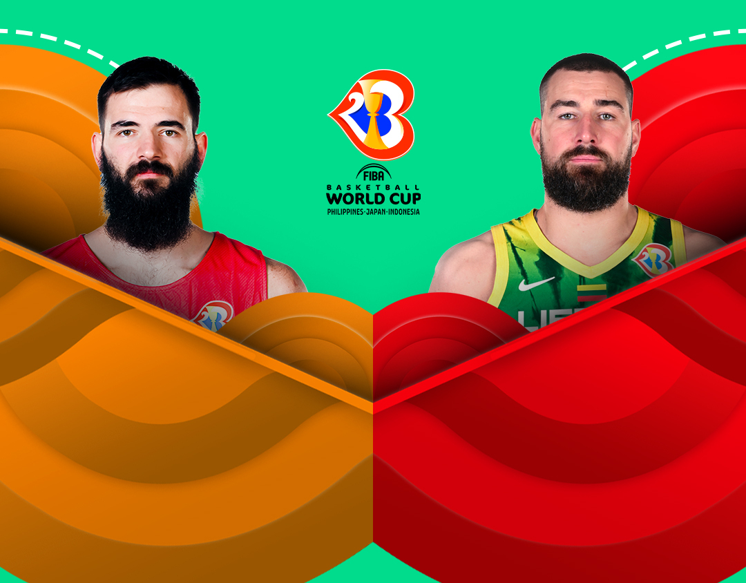 Match #39 of fiba basketball world cup 2023 banner