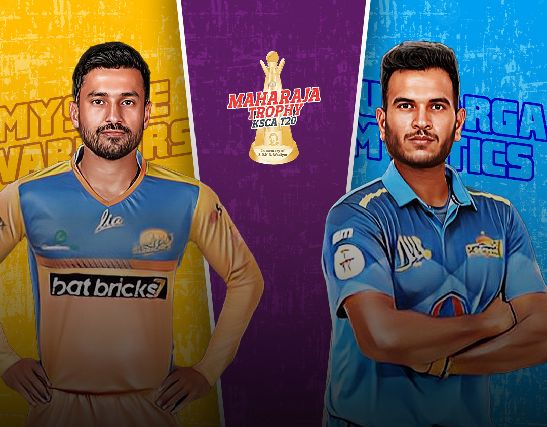 Match 8 of shriram capital maharaja trophy ksca t20: mysore warriors vs gulbarga mystics banner