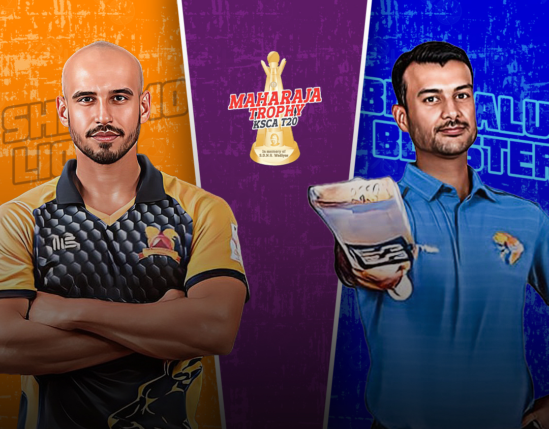 Match 6 of shriram capital maharaja trophy ksca t20: shivamogga lions vs kalyani bengaluru blasters banner