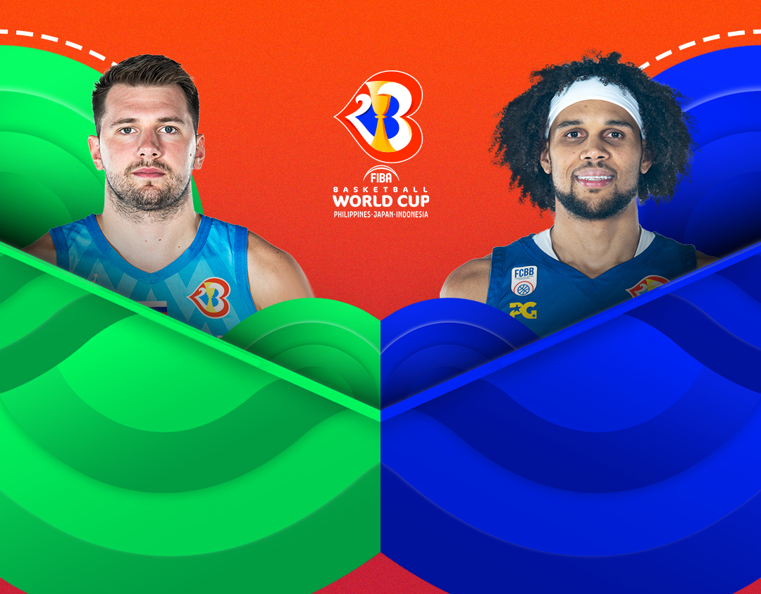 Match #45 of fiba basketball world cup 2023 banner