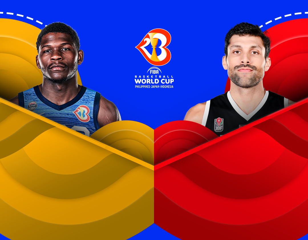 Match #43 of fiba basketball world cup 2023 banner