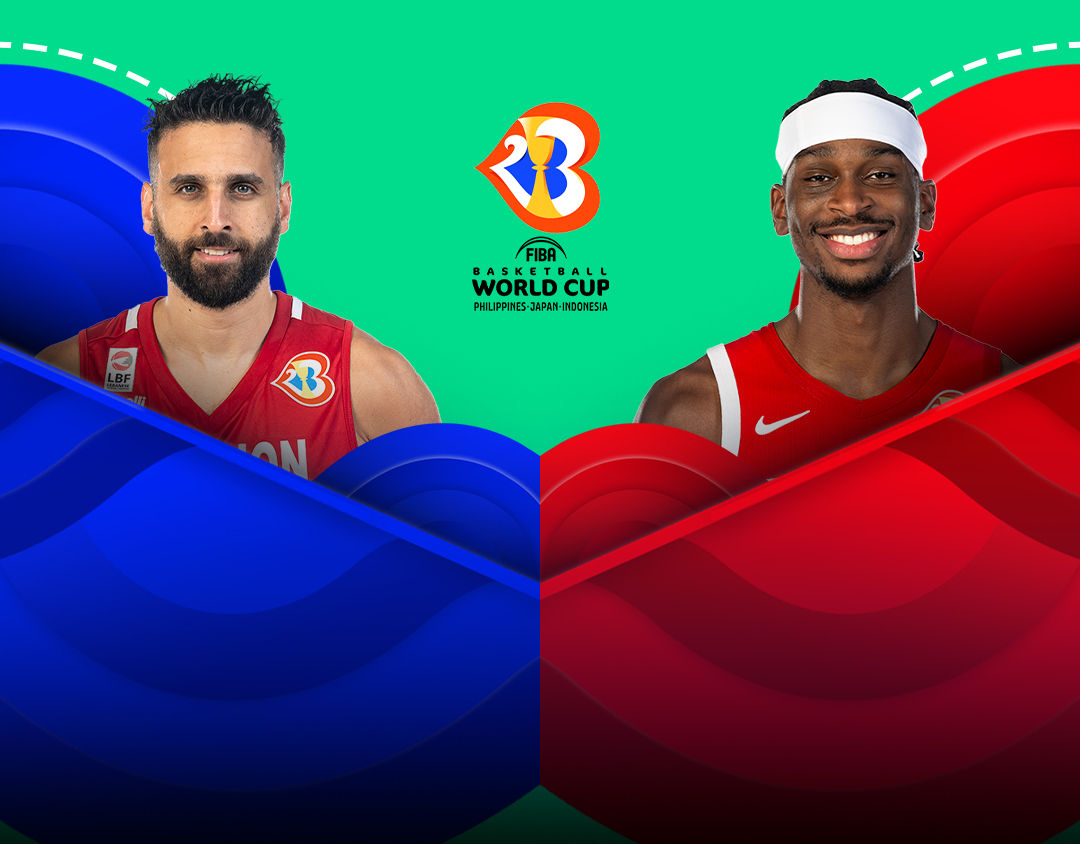 Match #20 of fiba basketball world cup 2023 banner