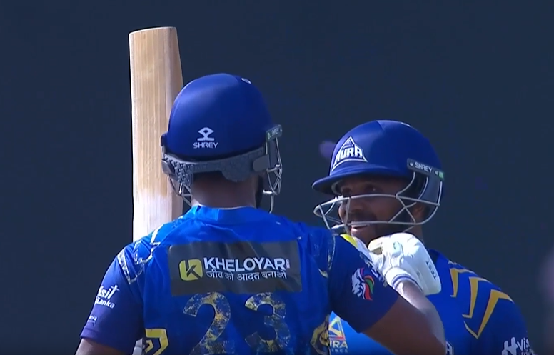 87 off 46! Mendis plays a skipper's knock
