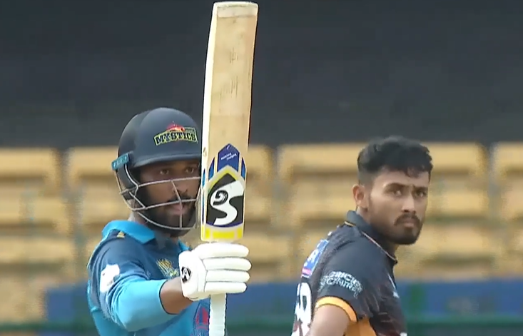 56 off 38! Smaran Ravichandran stuns Hubli