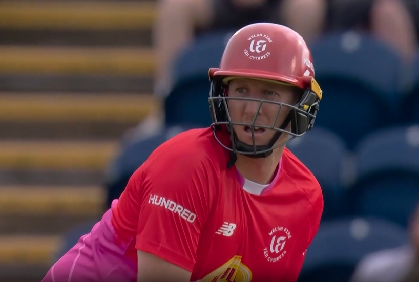 7 Fours, 3 Sixes! Luke Wells's fiery knock of 57