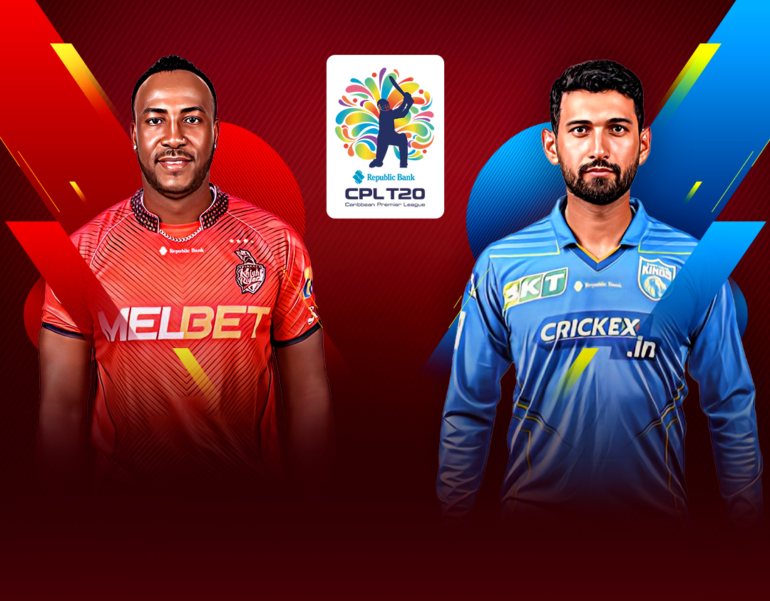 Match 24 of republic bank cpl t20: trinbago knight riders vs saint lucia kings banner