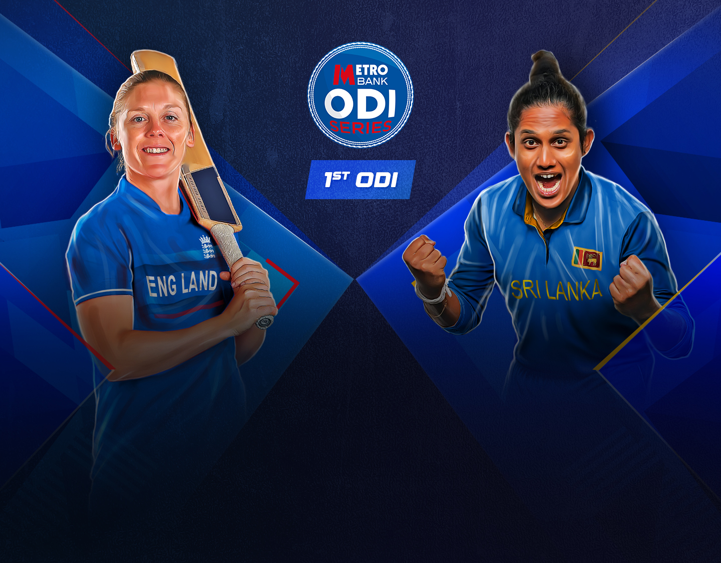 1st odi of sri lanka women tour of england, 2023: england women vs sri lanka women banner