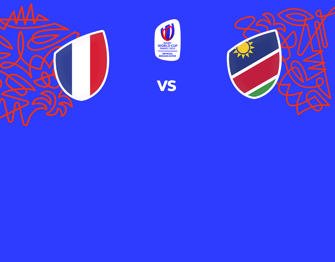 Match #18 of rugby world cup 2023 banner
