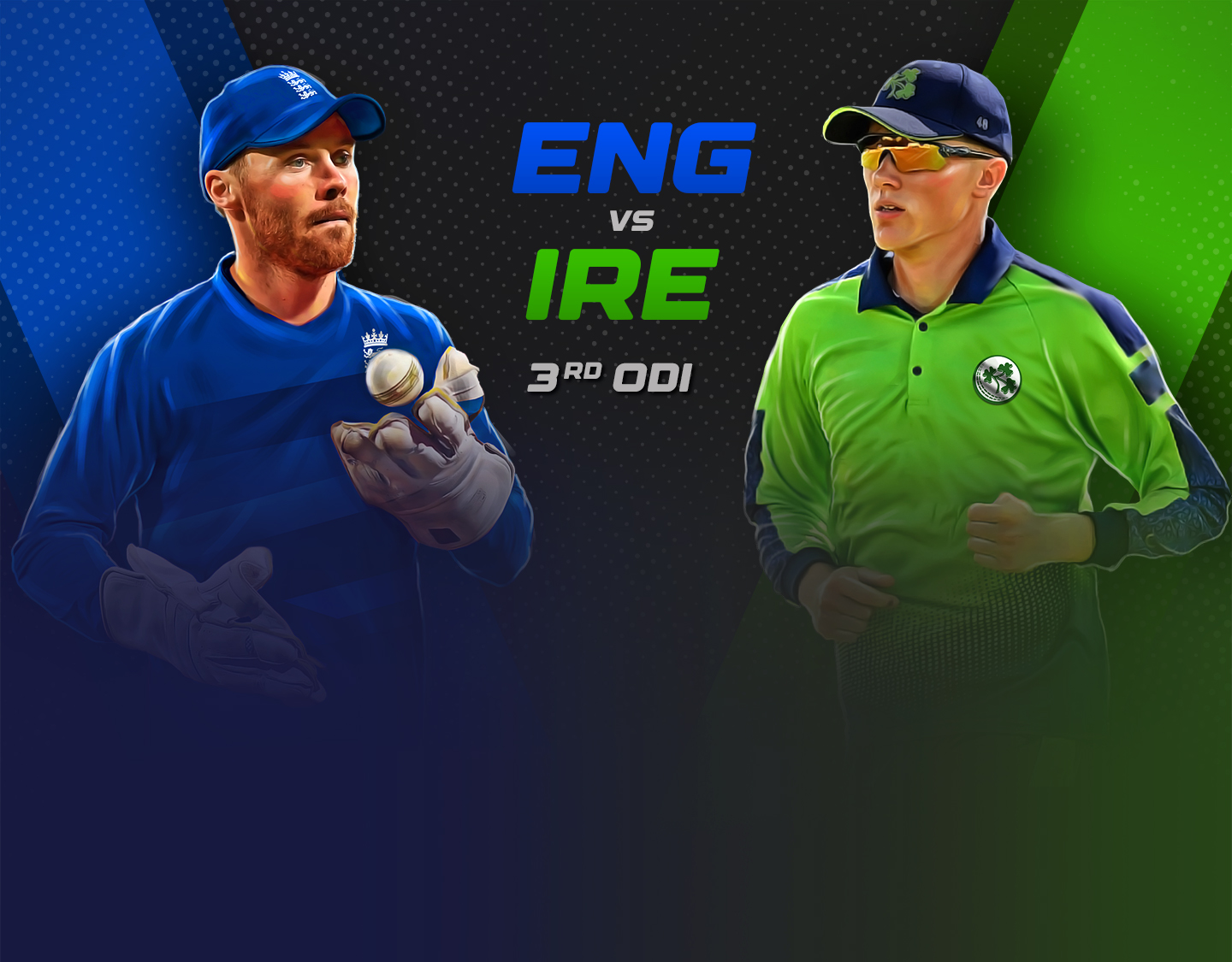 3rd odi of ireland tour of england, 2023: england vs ireland banner