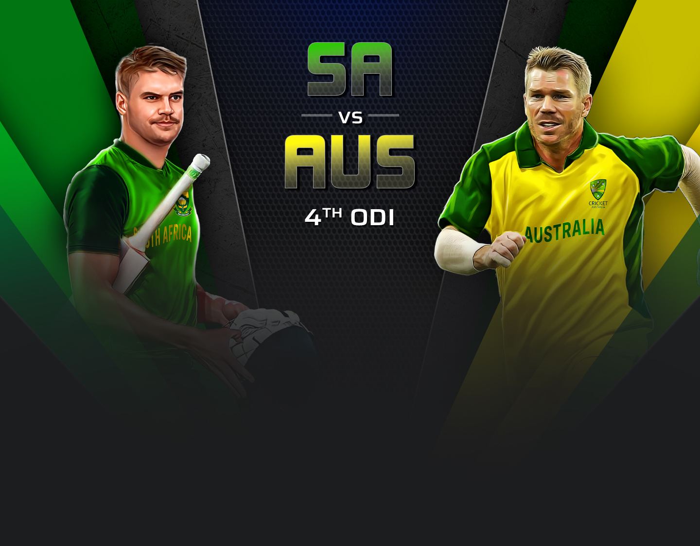 4th odi of australia tour of south africa, 2023: south africa vs australia banner