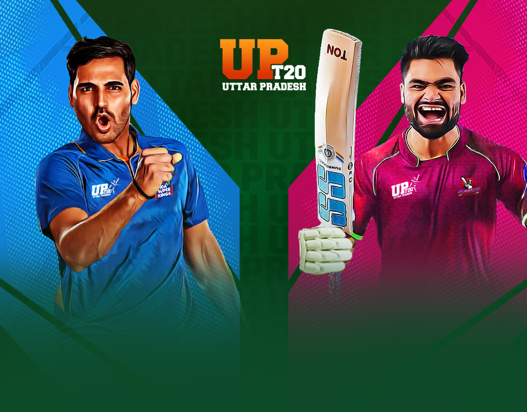 Match 12 of jio uttar pradesh t20: noida super kings vs meerut mavericks banner