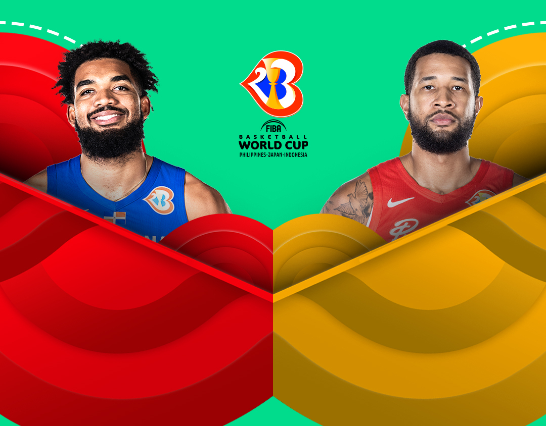 Match #61 of fiba basketball world cup 2023 banner