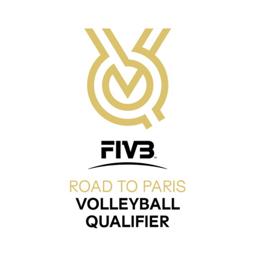 Road to paris volleyball men's qualifier 2024 logo