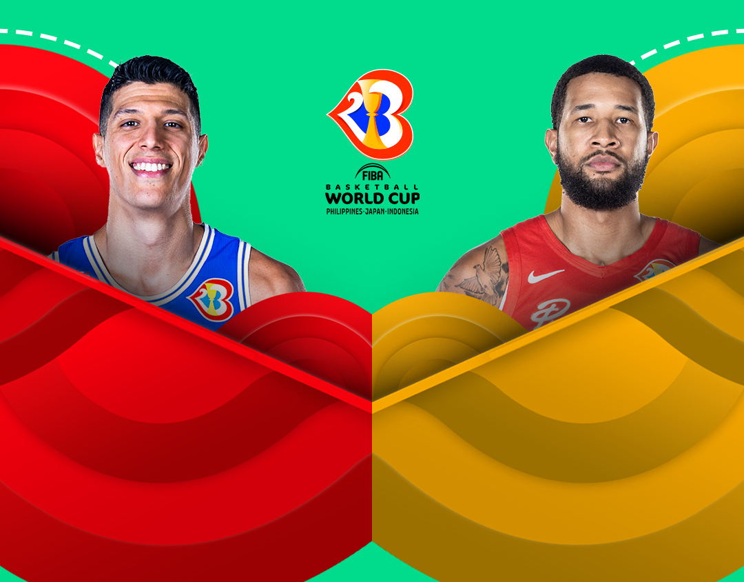 Match #74 of fiba basketball world cup 2023 banner