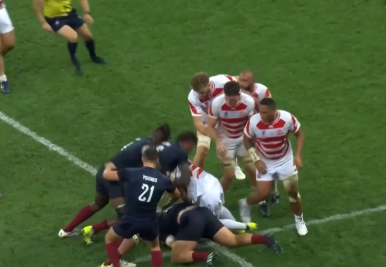 England overcome spirited Japan to win 34-12