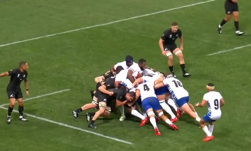 Gutsy New Zealand brush aside Namibia 71-3